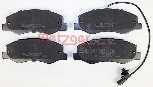 METZGER 1170595 Bremsbelagsatz, Scheibenbremse